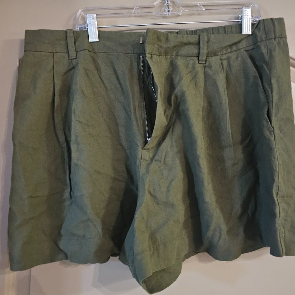 linen shorts
